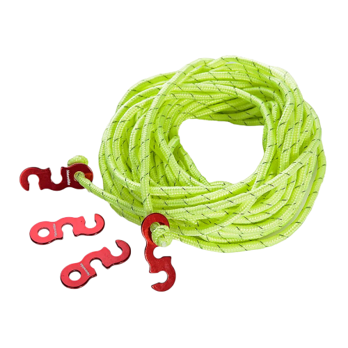 Naturehike S type wind rope buckle Ultralight 4PCs - Red