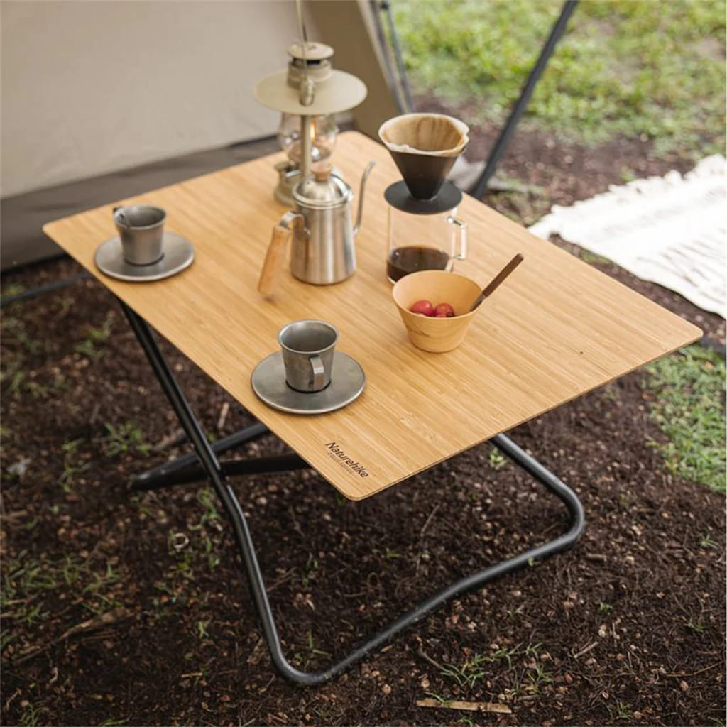 Naturehike large Outdoor bamboo table (TX) - bamboo