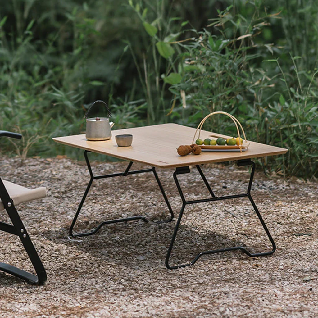 Naturehike small Outdoor bamboo table (TH) - bamboo