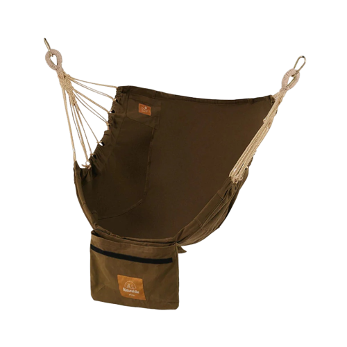 Naturehike DC-G04-Plain-Camping Canvas Swing Chair - Brown