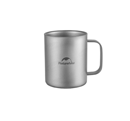 Naturehike Titanium Double Layer Mug 375ml - Titanium