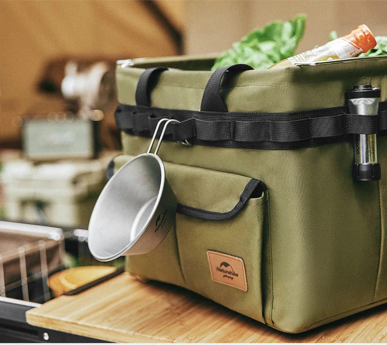 Naturehike Oxford Cloth Folding Storage basket - Army Green