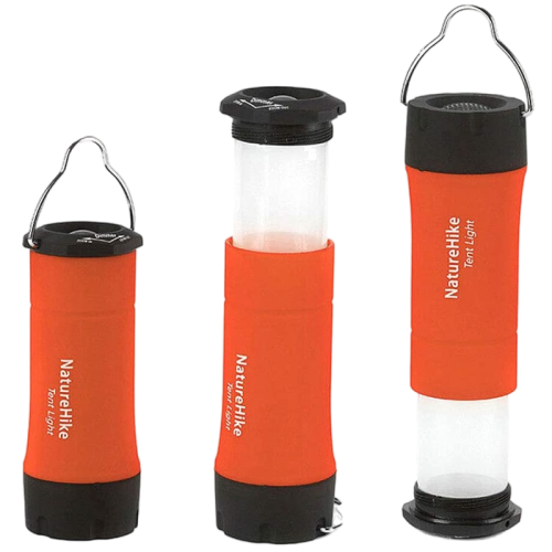 Naturehike Tent camp lamp with three lights - Orange