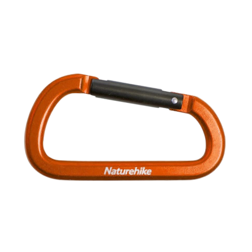Naturehike 8cm d-type multifunctional hang buckle without lock - Orange