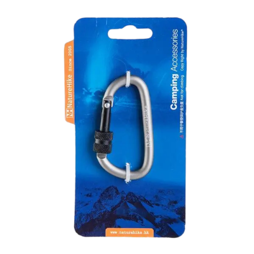 Naturehike 6cm d-utility hanging strap locks - stainless steel