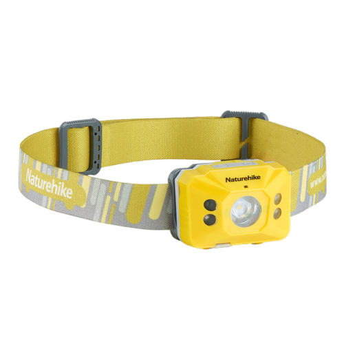 Naturehike NH17G025-D Headlamp Rechargeable Sensor Outdoor Headlamp Yellow