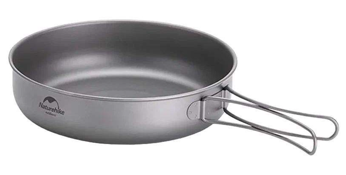 Naturehike TJP02 Outdoor Ti frying pan-9H (150MM) - Ti Color
