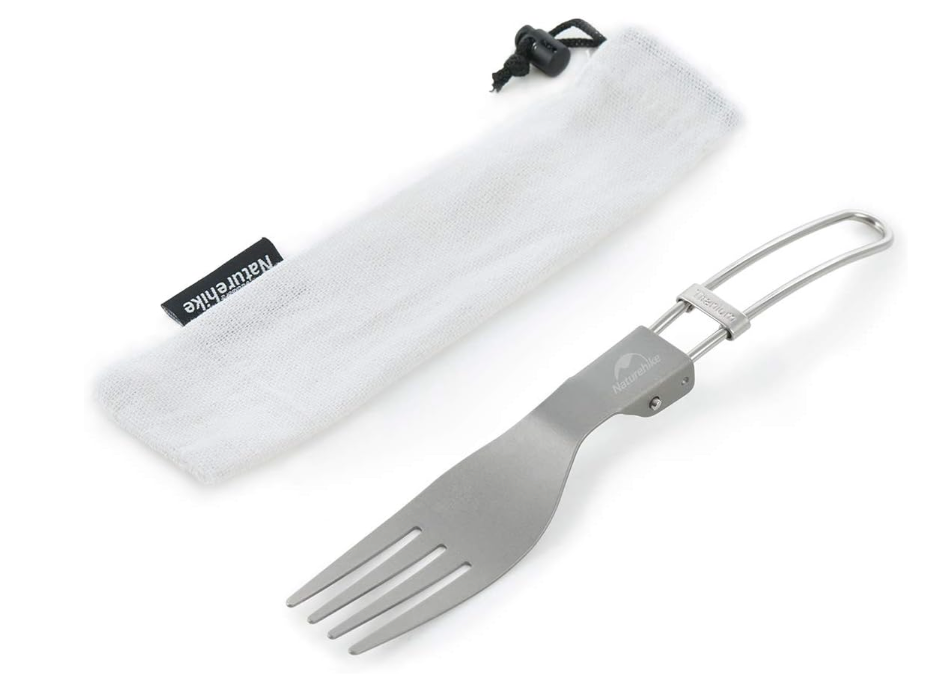 Naturehike Titanium alloy outdoor travel folding tableware titanium-fork