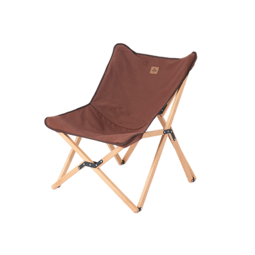 Naturehike outdoor wooden folding Chair- burly Wood