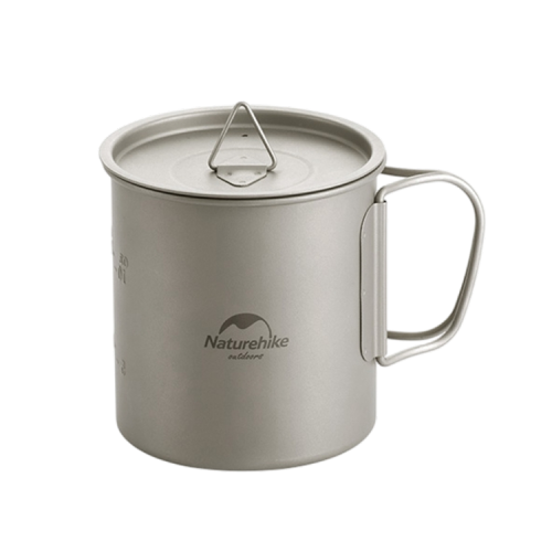 Naturehike 20CJ Titanium cup 450ml - Silver