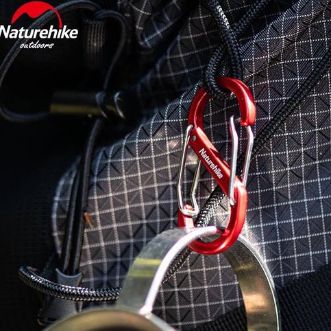 Naturehike S Type Aluminium Alloy Hook 2PCs (Medium) - Red