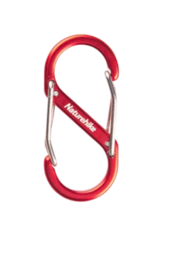Naturehike S Type Aluminum Alloy Hook - Red 1PC (Large)
