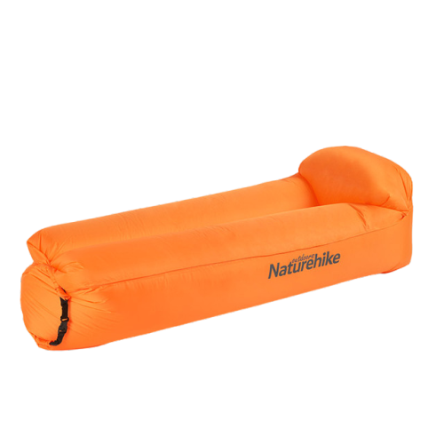 Naturehike 20FCD-Double layer portable air sofa with pillow - Orange