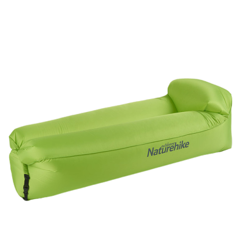 Naturehike 20FCD-Double layer portable air sofa with pillow - Green