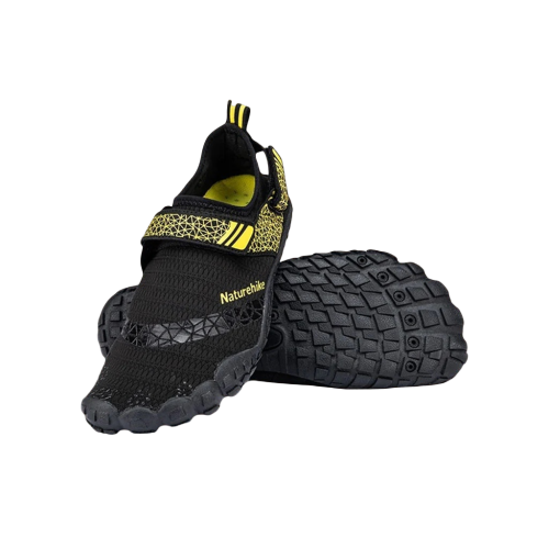 Naturehike silicone Anti-Slip wading shoes XL(43-44) - Black-Yellow