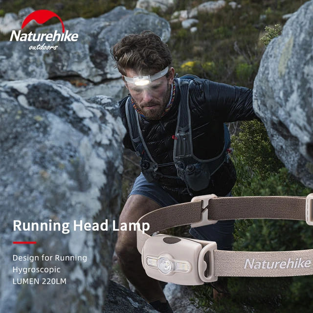 Naturehike Antiperspirant Headband Headlights Khaki