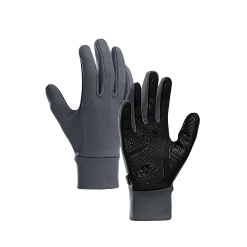 Naturehike GL10 touch non-Slip gloves-20ST (Medium) - Grey Black