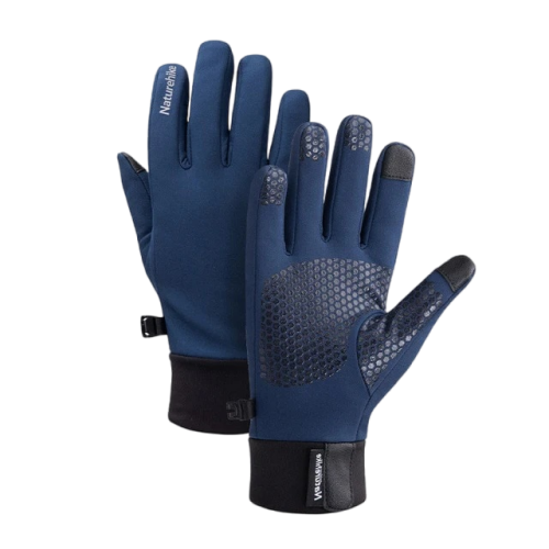 Naturehike GL05 water repellent soft glove (Medium) - Blue