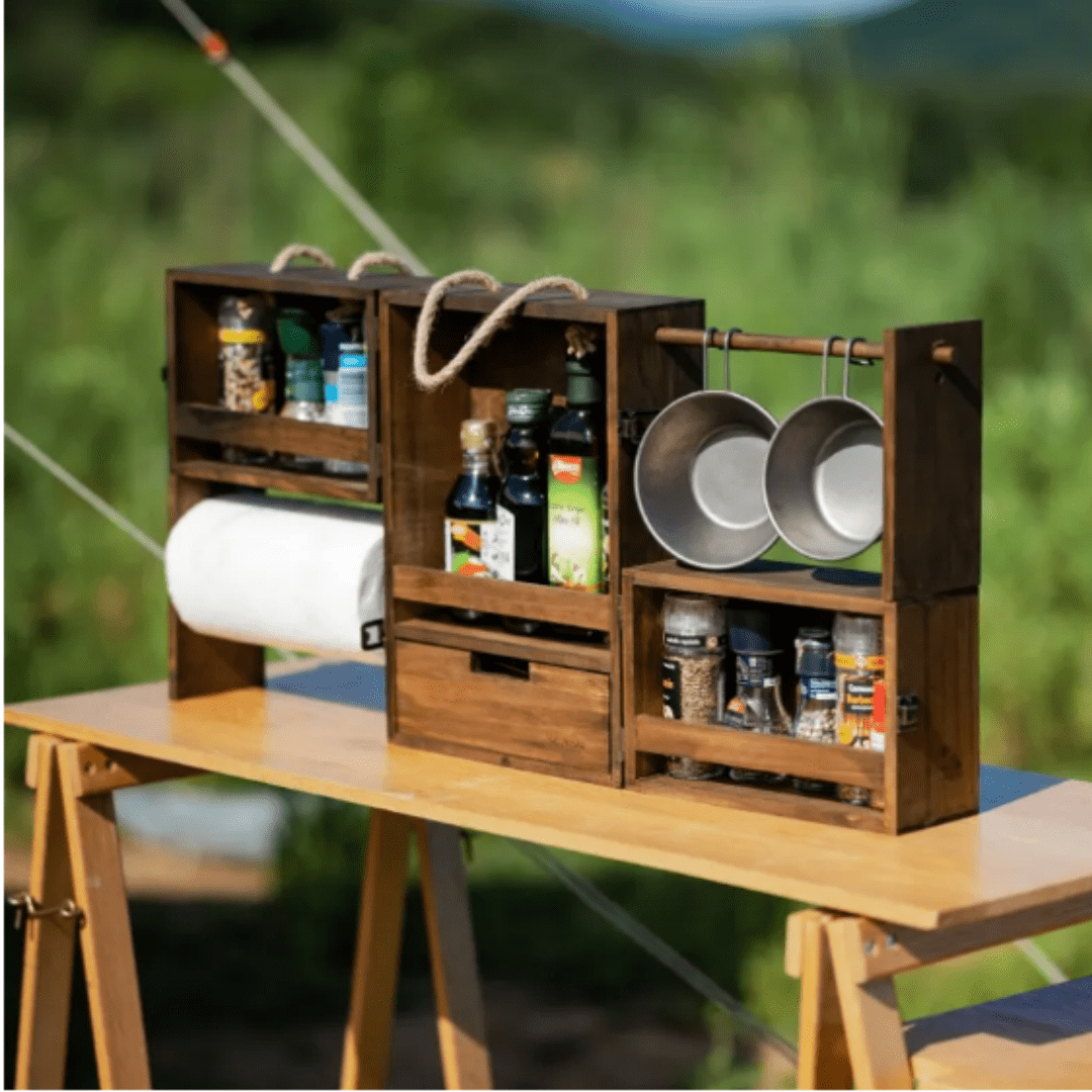 Naturehike Split multi-layer seasoning cabinet - Brown