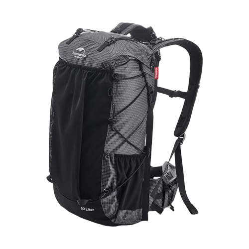 Naturehike Rock 60L+5L Hiking Backpack Dyneema Black