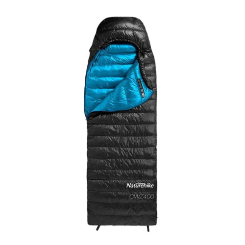 Naturehike CW400 mummy goose down sleeping Bag (Large) - Black