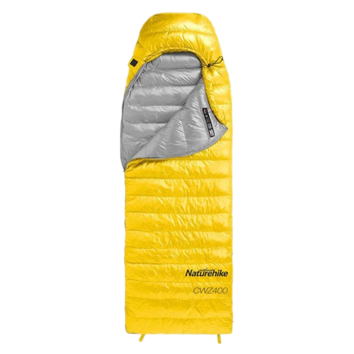 Naturehike CW400 mummy goose down sleeping Bag (Large) - Yellow