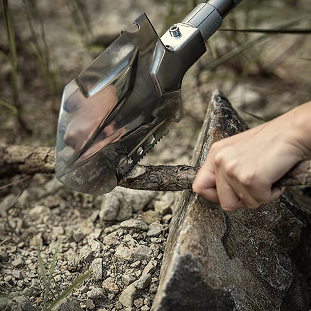 Naturehike Multifunctional outdoor Shovel - Silver