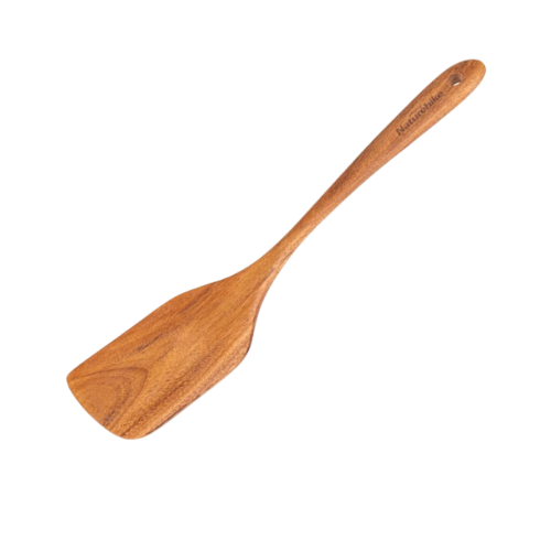 Naturehike Solid wood Spoon set square curved Shovel - Light Brown