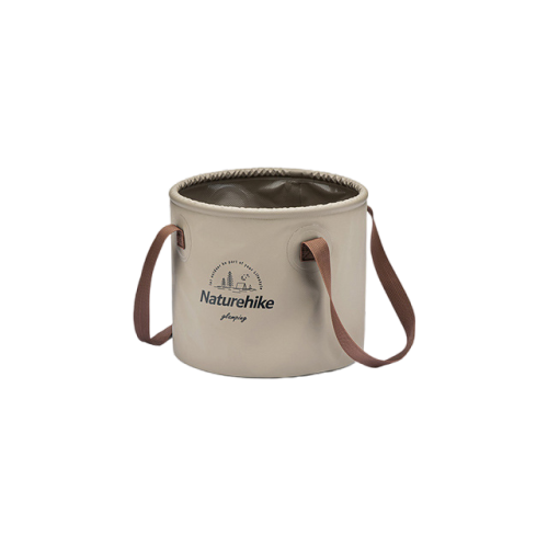 Naturehike foldable round bucket 10L - Light Brown