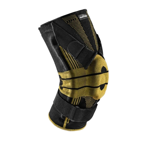 Naturehike HJ-K01-Wing-Professional external stabilized patella knee brace (Medium) - Yellow