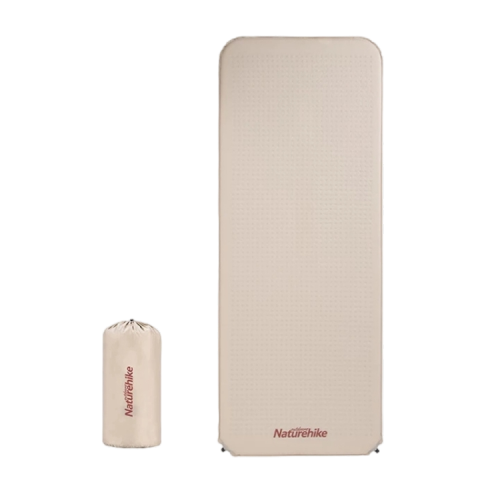 Naturehike Square Self Inflatable Sleeping Pad - Beige Single (200*75*3)
