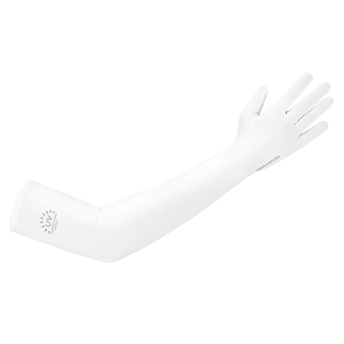 Naturehike UPF50+ Full Finger Sun Protection Sleeve White