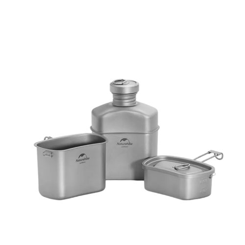 Naturehike Titanium Cooking Set - Silver