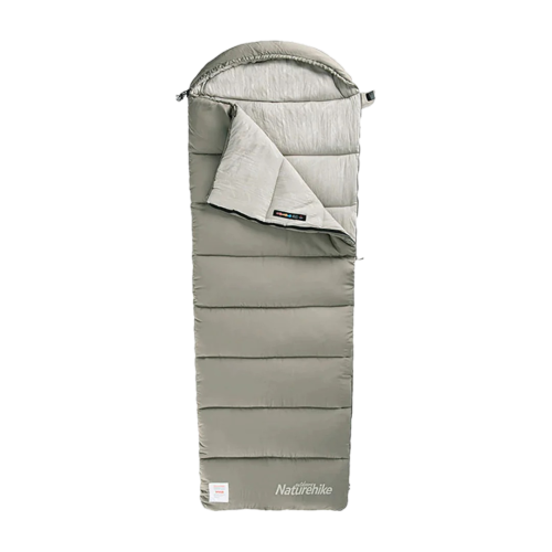 Naturehike Envelop Washable Cotton Sleeping Bag With Hood Green M180-s