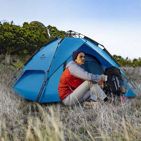 Naturehike automatic tent for 3-4 people - Blue