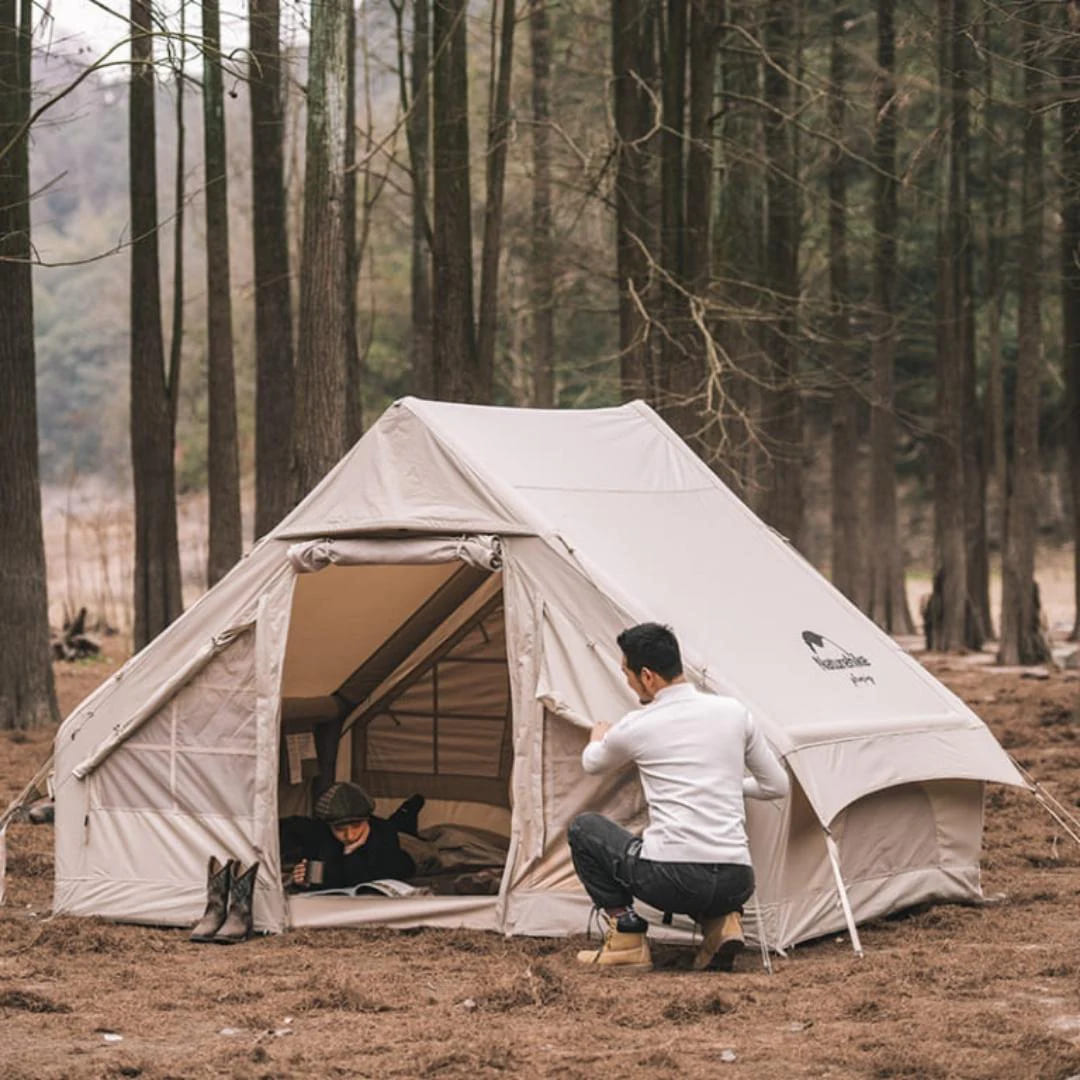 Naturehike Air 6.3 cotton inflatable tent-20ZP Quicksand - Gold