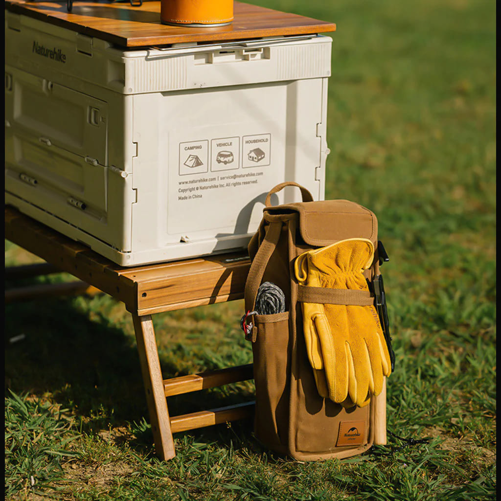 Naturehike OW02-camping tool Bag (oil wax series) - Brown