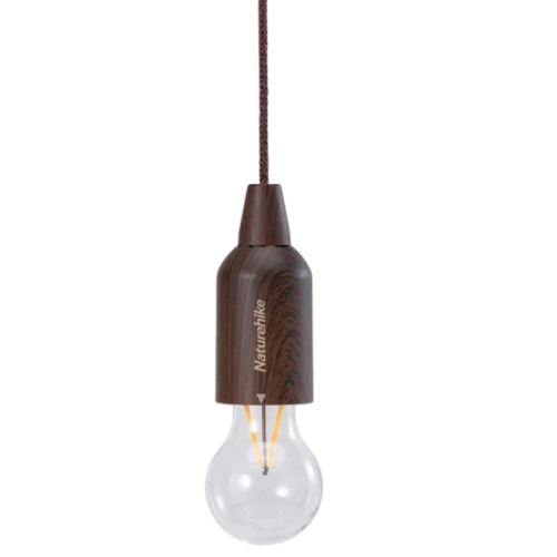 Naturehike LED Outdoor light Wood Grain Bubble Lamp - USB Type