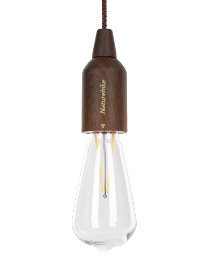 Naturehike LED Outdoor light Wood Grain Milk Froth Lamp - USB Type