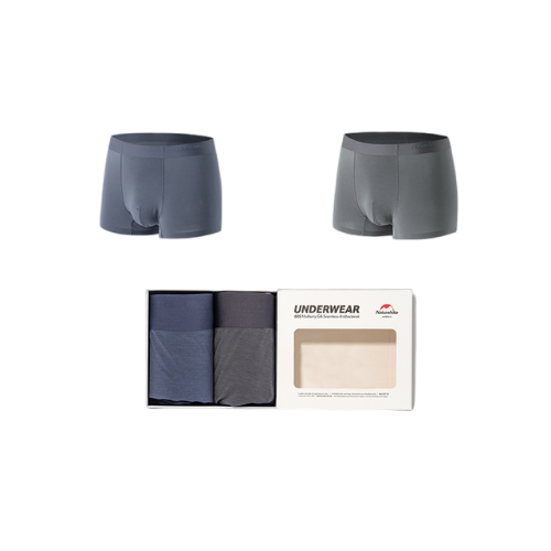 Naturehike M-60S Silver ION Antibacterial Underpants Dark Gray/Grey Blue /M 2pcs