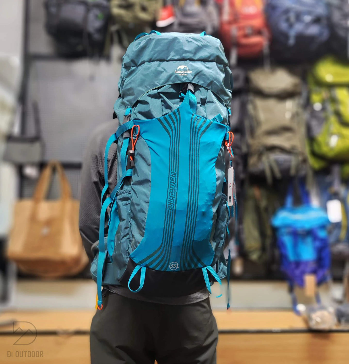 Naturehike 55L Hiking backpack - Blue