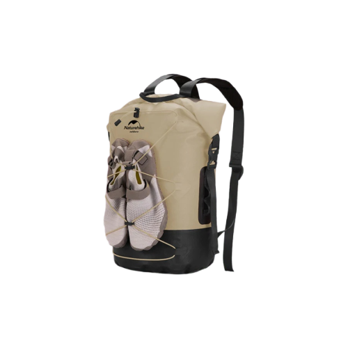 Naturehike TB03-Shimmer-TPU Wet and Dry Separation Waterproof Bag- Khaki (20L) (without shoes)