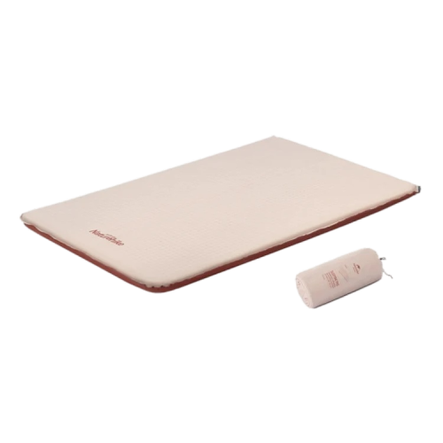 Naturehike Elastic Cloth Self Inflatable Sleeping Pad - Almond Yellow Double (200*132*6)