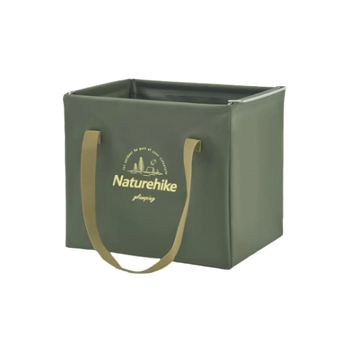 Naturehike PVC Folding Water bucket 20L - Army Green