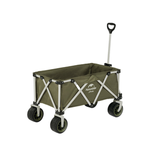 Naturehike TC03 four-way folding trolley - Army Green