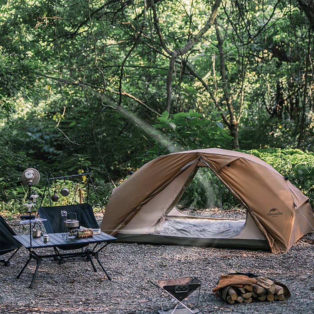 Naturehike Canyon 2 Person One Touch Open Tent Brown