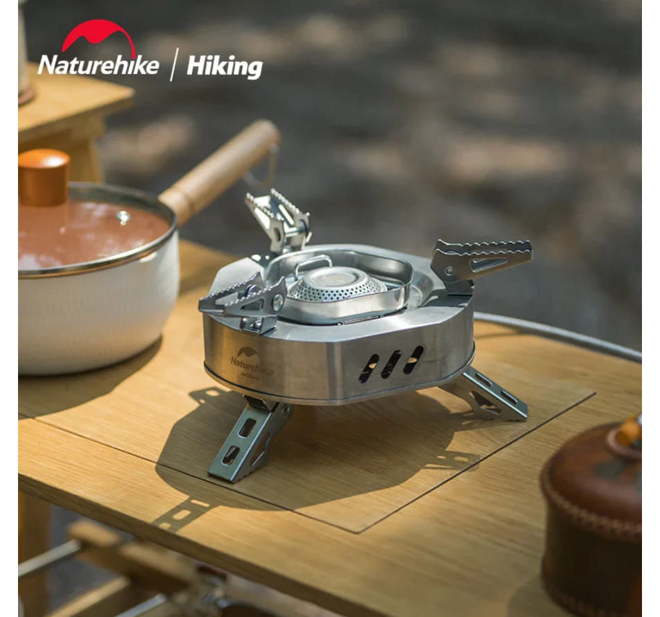 Naturehike High Power Folding Gas Stove - Silver