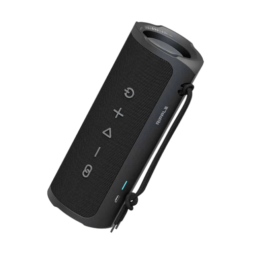 HiFuture Ripple Waterproof Bluetooth Speaker -Black          