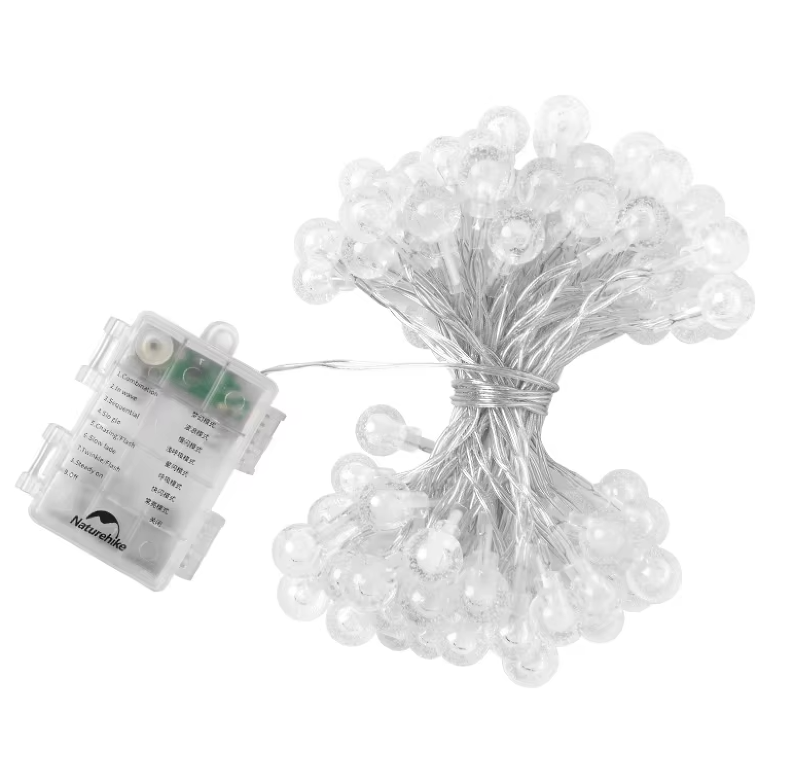 Naturehike Star Point Ambient String Lights - Warm Light (10M) (Without Dry Battery)