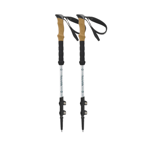 Naturehike Lingfeng Three Section Aluminum Alloy Trekking Poles (2pcs) White